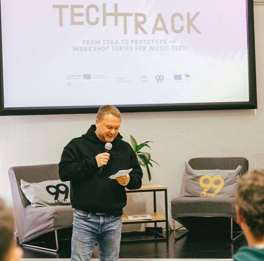 SILK-IN speaking at Tech Track, Tallinn